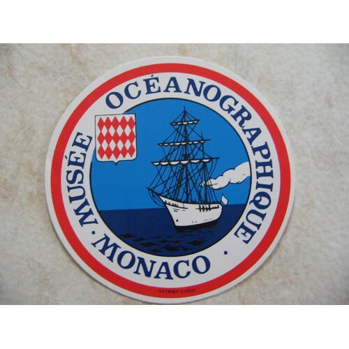 Autocollant Musee Oceanographique Monaco