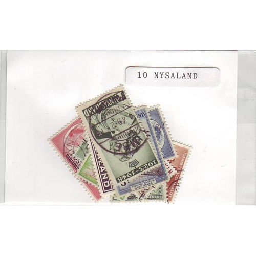 Nyasaland (Rhodesie) - Lot De 10 Timbres Differents