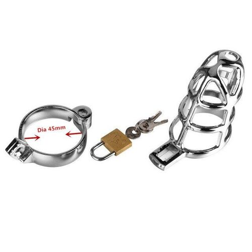 Nouveau Dispositif Électronique De Chasteté De Cage D'oiseau De Collier De Cheville De Menottes De Serrure De Pénis De Cage De Coq, Jouets Sexuels Adultes