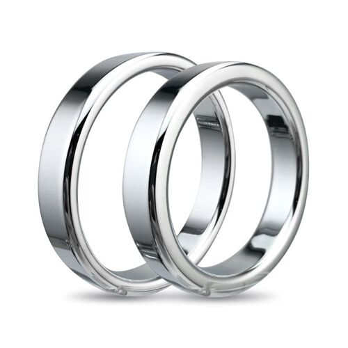 Jouet Sexuel En Acier Inoxydable Pour Homme, Grande Taille, Serrure En Métal Lourd, Anneau De Pénis, Boule Civière Bdsm, Érection