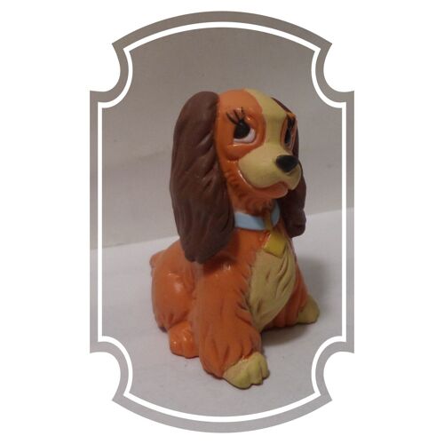 Figurine La Belle Et Le Clochard - Lady La Chienne - 4cm