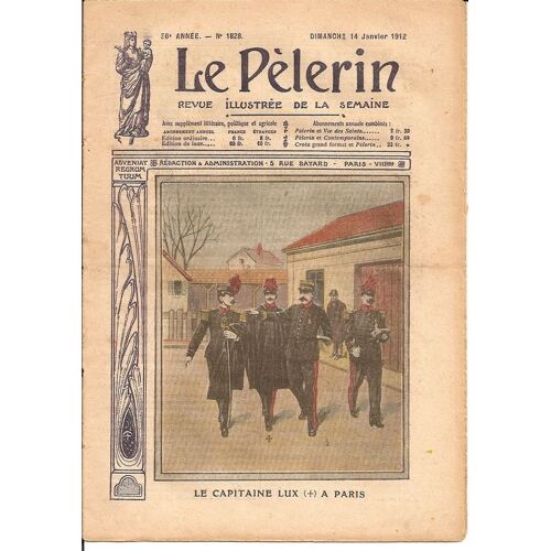 Le Pèlerin  N° 1828 : Le Capitaine Lux À Paris