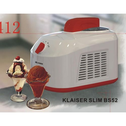 KLAISER SLIM BS52 Turbine à glace professionnelle avec livre de 62 recettes