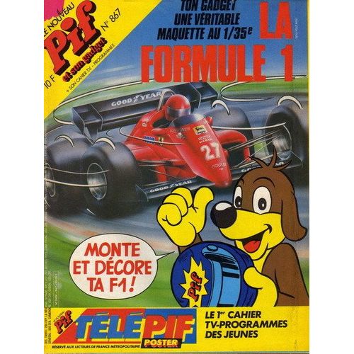 Pif Gadget  N° 867 : La Formule 1
