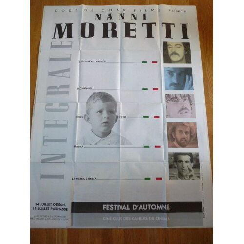 L'intégrale Nanni Moretti - Affiche De Cinéma 120 X 160 Cm