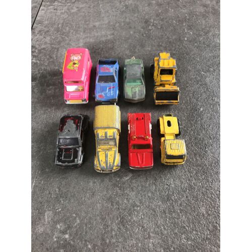 Lot De 8 Anciennes Voitures Miniature Majorette Dans L État
