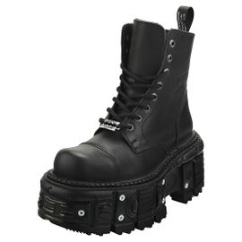 New Rock M-tank083-c1 Mixte Adulte Bottes Plate-forme Noir