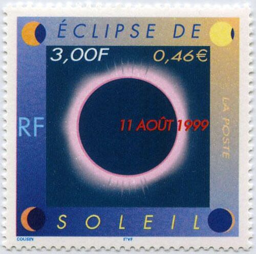 Timbre De France. Année 1999. Eclipse De Soleil. N° Yvert 3261. Neuf