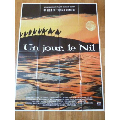 Un Jour, Le Nil De Youssef Chahine - Affiche De Cinéma 120 X 160 Cm