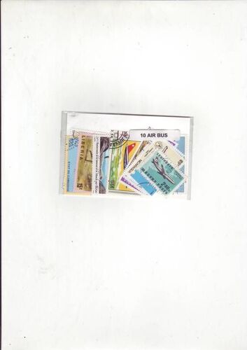 Air Bus - Lot De 10 Timbres Differents - Tous Pays