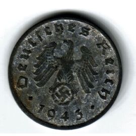 1 Pfennig 1943 A Deutches Reich,Piece Allemagne