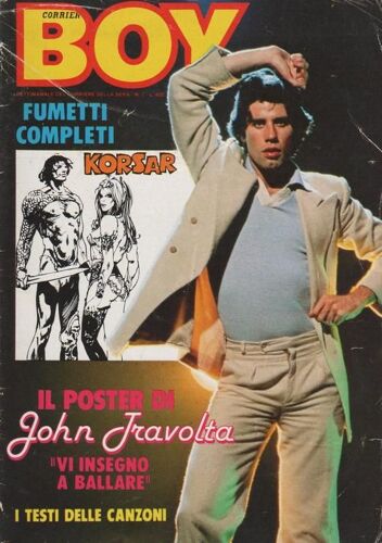 Corrier Boy  N° 7 : 1977 John Travolta/Ornella Vanoni/Emerson Lake Palmer/Jennifer Lanvin