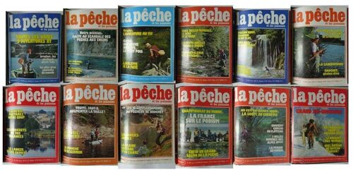 La Pêche Et Les Poissons 12 Numéros Année Complète 1982 Sous Reliure