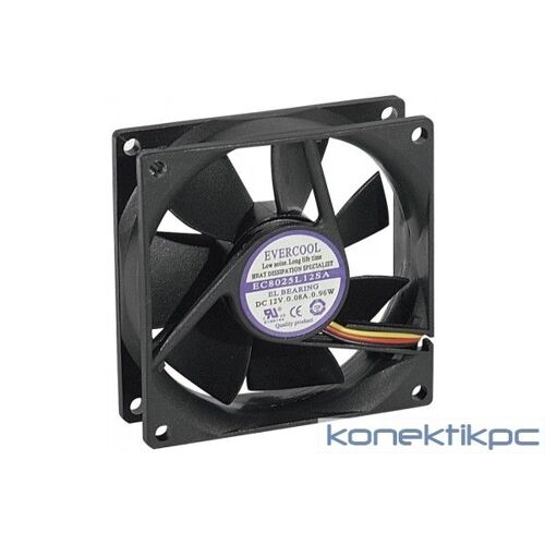 Ventilateur lubrifié à vie - 80x80x25