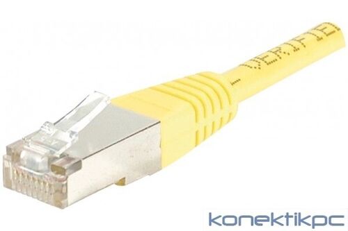 Cordon RJ45 patch FTP CAT 6 Jaune -  3,00 m