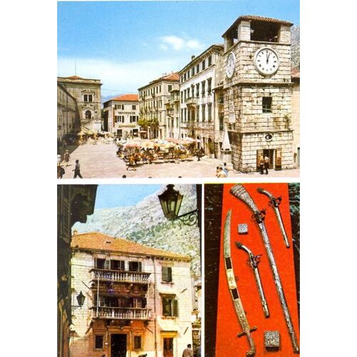 Montenegro . Kotor.  " 16 Vues Diverses " .1980