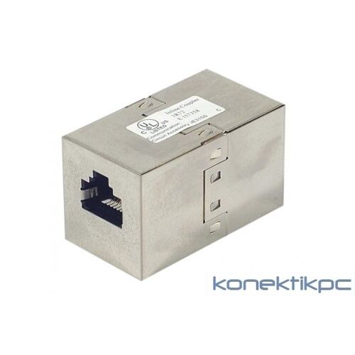 Raccord F/F RJ45 droit - Cat5e Blindé intégr.
