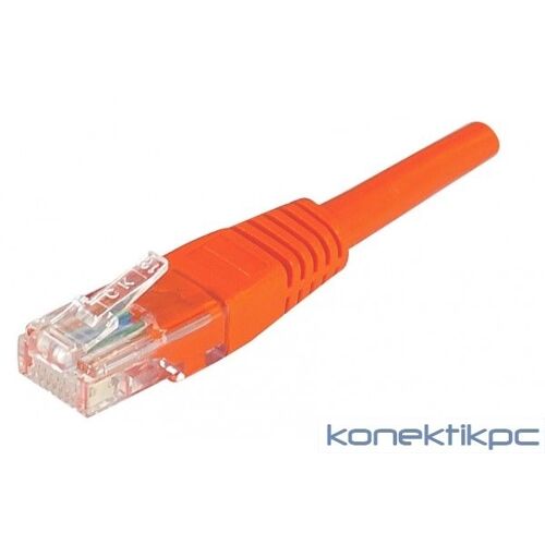 Cordon RJ45 patch UTP CAT 5e Rouge -  0,50 m