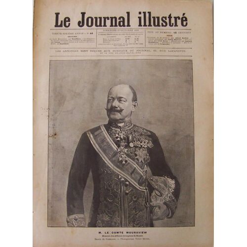 Le Journal Illustré Du 29-10-1899  N° 44 : Le Compte De Mouraview, Place De La Nation Jonction De 2 Chantiers Du Métro, Cérémonie Colonel Klobb, Damblans, Tofani