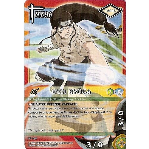 Naruto Jcc Carg Game Fr Ni-140 Neji Hyûga Serie 3