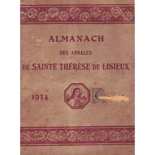Almanach Des Anales De Sainte Therese De Lisieux