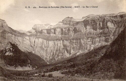 Carte Postale Ancienne - G.R. 494 - Environs De Samoëns (Hte Savoie) - Sixt - Le Fer À Cheval