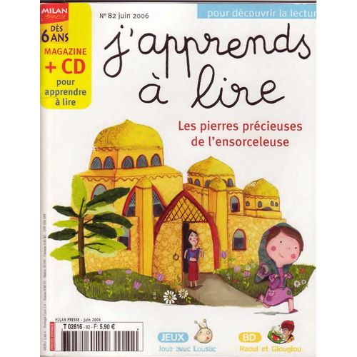 J'apprends À Lire  N° 82 : Les Pierres Précieuses De L'ensorceleuse