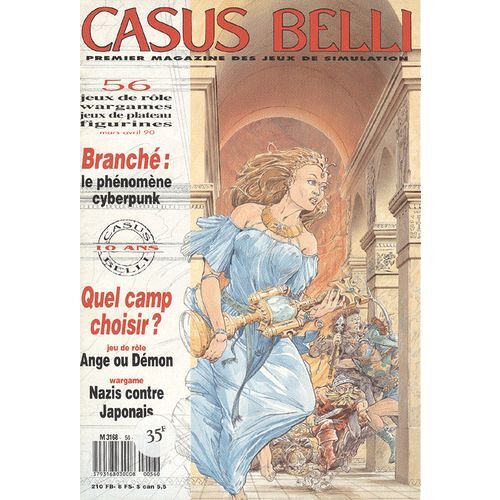 Casus Belli N° 56 : Branché : Le Phénomène Cyberpunk - Quel Camp Choisir? Jeu De Rôle : Ange Ou Démon - Wargame : Nazis Contre Japonais