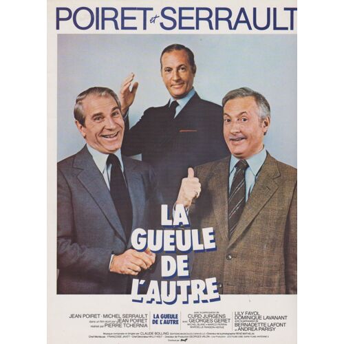 Affichette Synopsis Film " La Gueule De L'autre " De P. Tchernia Avec Poiret & Serrault 1979