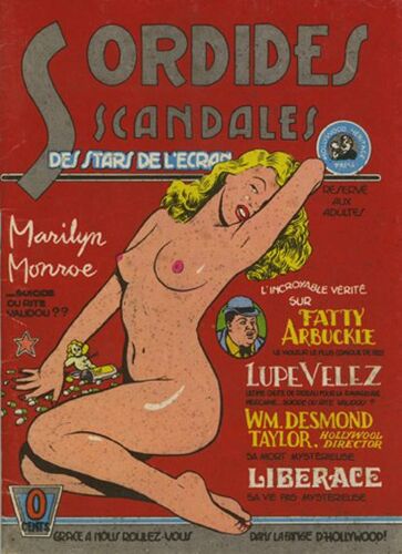Sordides Scandales Des Stars De L'écran Hors-Série N° 0 : Sordides Scandales Des Stars De L'écran