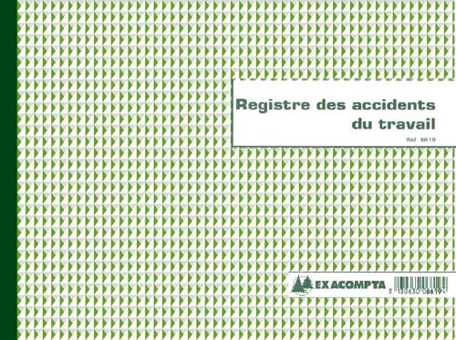 Registre Des Accidents Du Travail - Exacompta 6619