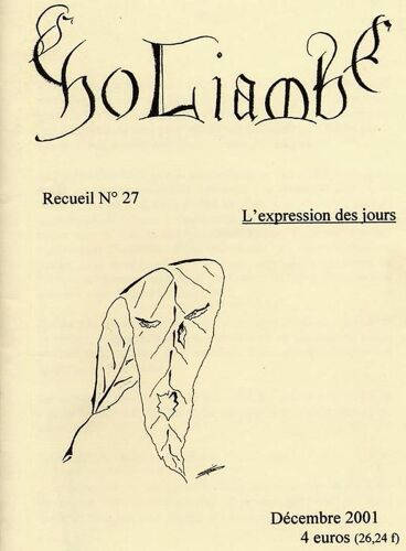 Cholïambe  N° 27 : L'expression Des Jours
