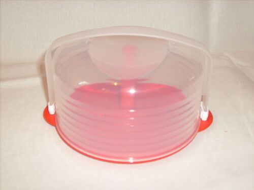 Boite ronde Tupperware transparente pour 25 CDs