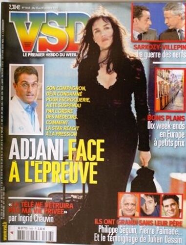 Vsd N° 1468 : Adjani Face A L Epreuve