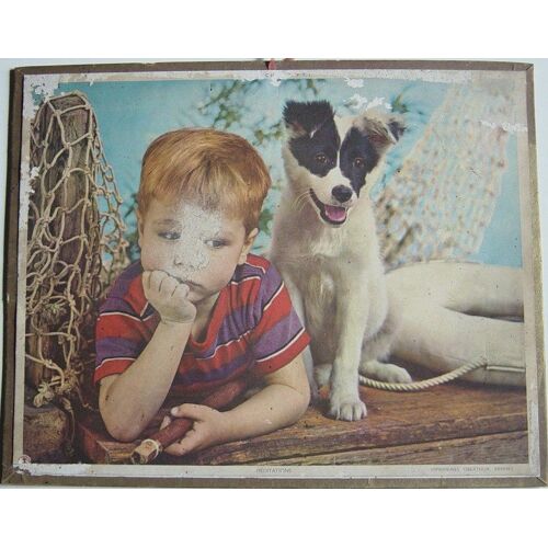 Almanach Des P.T.T. Du Cher(Enfant Avec Chien)