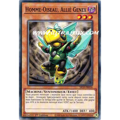 Yu-Gi-Oh! - Sr10-Fr016 - Homme-Oiseau, Allié Genex - Commune 1ère Édition