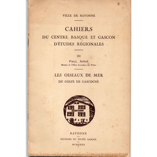 Conférence 1932 Les Oiseaux De Mer Du Golfe De Gascogne