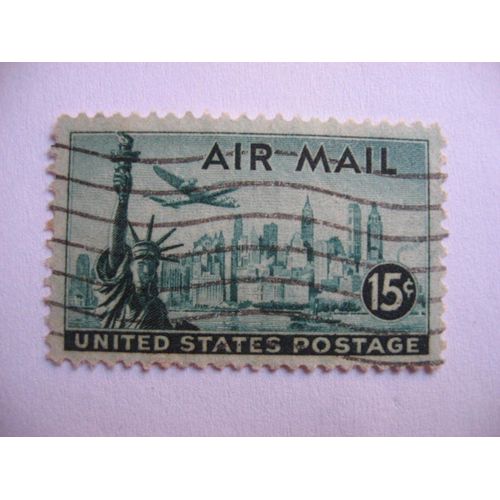 U.S.A.,1 Timbre De Poste Aérienne De 1947