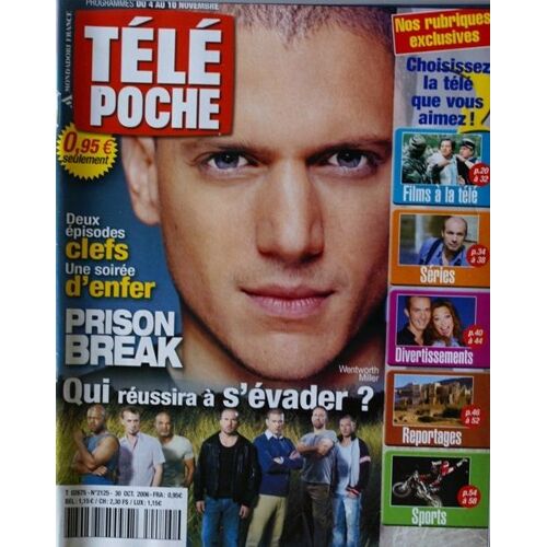 Tele Poche  N° 2125 : Prison Beak : Qui Reussira A S Evader