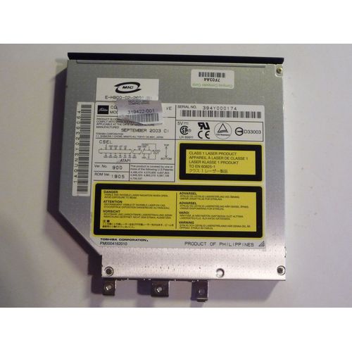 Toshiba SD-R2312 - Lecteur combiné CD-RW / DVD-ROM  - interne - Format Slim pour portable