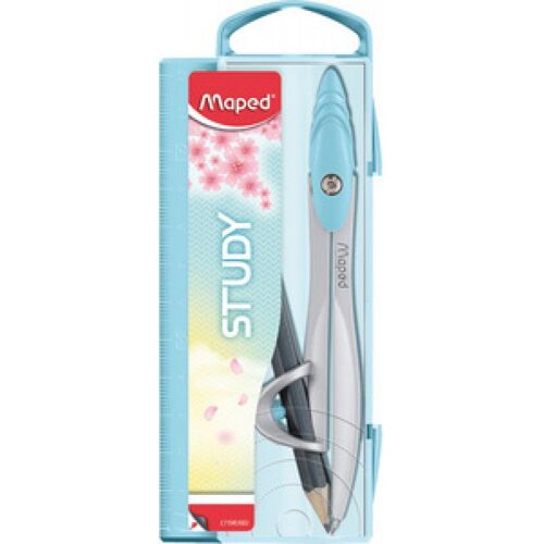 Maped Maped Zirkelkasten Study Pastel, Inkl. Adapterring, Sortiert