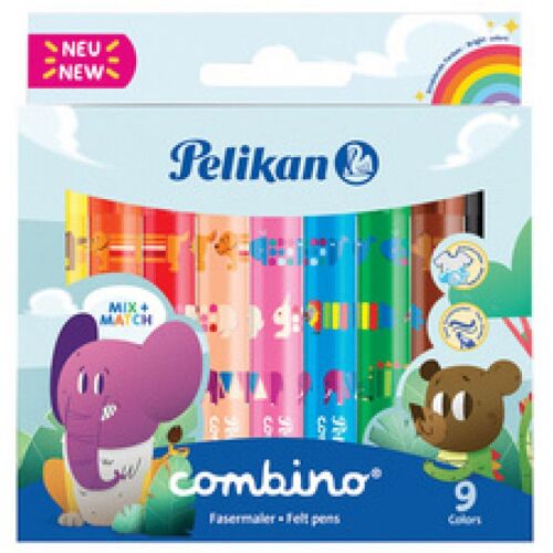 Pelikan Pelikan Feutre Combino Super, Étui En Carton De 9