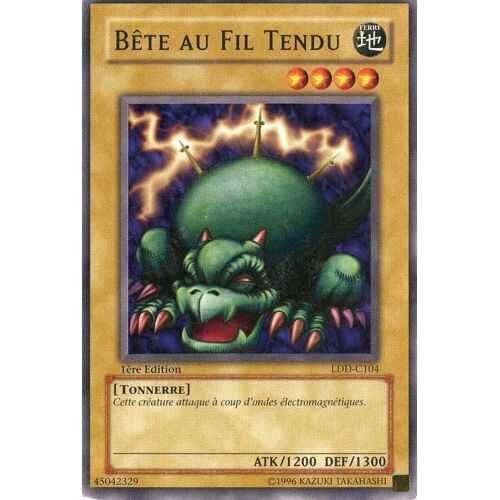 Yu-Gi-Oh - Carte Bete Au Fil Tendu - Atk/1200-Def/1300 - Ldd-C104