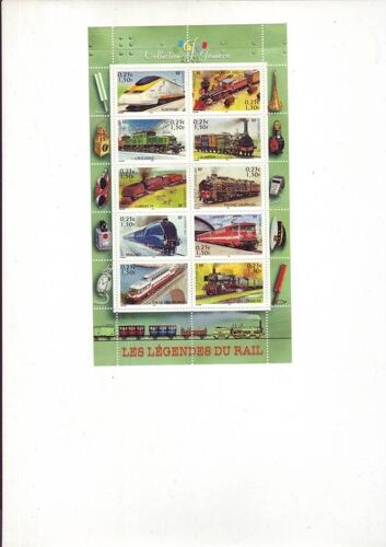 France 2001 - Blf 38 Neuf ** - La Legende Du Rail