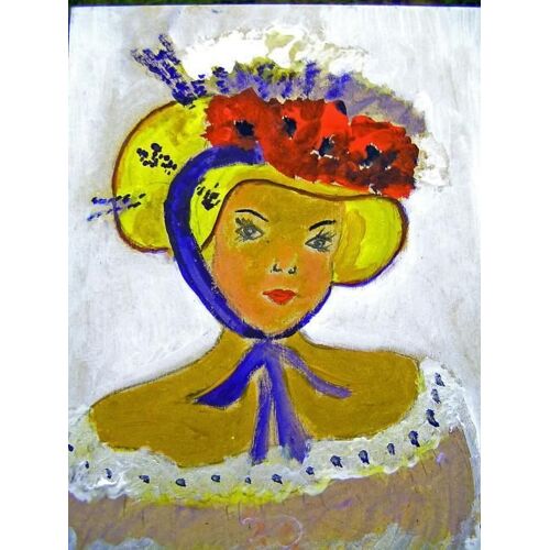 Tableau Acrylique Pörtrait Femme
