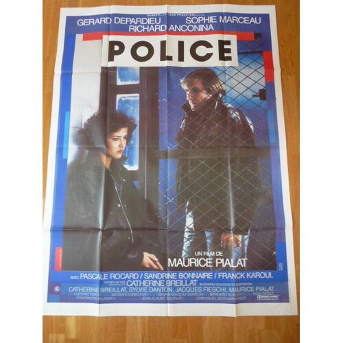Police De Maurice Pialat / Affiche De Benjamin Baltimore - Affiche De Cinéma 120 X 160 Cm