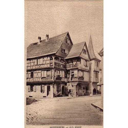 Carte Postale Ancienne, France, Haut Rhin ( 68), Kaysersberg, Vieille Maison