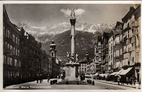 Carte Postale, Autriche, Innsbruck, Maria Theresienstrasse