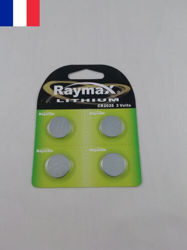 4 X Pile Bouton CR2025 Lithium 3V Piles Batterie DL2025 Jouet Calculette Montres