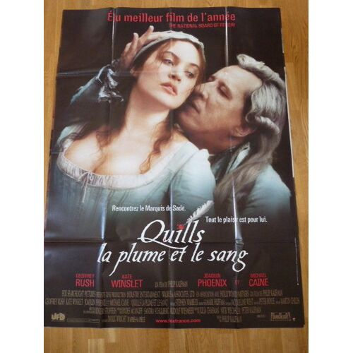 Quills La Plume Et Le Sang / Kate Winslet - Affiche De Cinéma 120 X 160 Cm